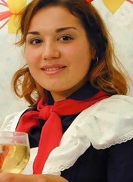Russian teen school-girl